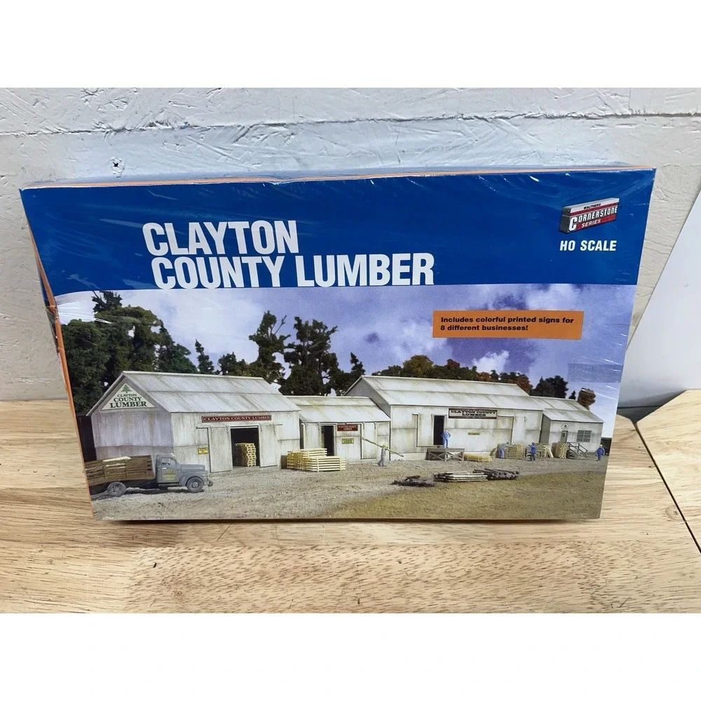 Walthers Cornerstone 933-2911 Clayton County Lumber HO Scale Building Model Kit